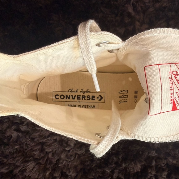 CONVERSE CHUCK 70 PLUS HI TOP - EGRET/BLACK/EGRET - 7.5 W / 9.5 M - Picture 10 of 12